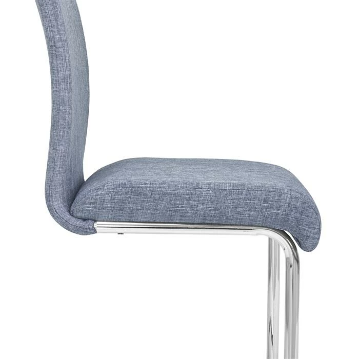 IDIMEX Schwingstuhl ALADINO Im 4er Set In Grau 5 IDIMEX Schwingstuhl ALADINO Im 4er Set In Grau – Bild 5