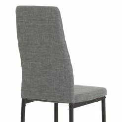 IDIMEX Esszimmerstuhl NATHALIE Im 4er Set In Grau Mit Stoffbezug -Günstiges Tische Geschäft 12556 3 N