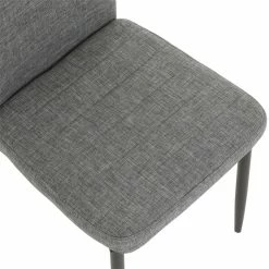 IDIMEX Esszimmerstuhl NATHALIE Im 4er Set In Grau Mit Stoffbezug -Günstiges Tische Geschäft 12556 4 N