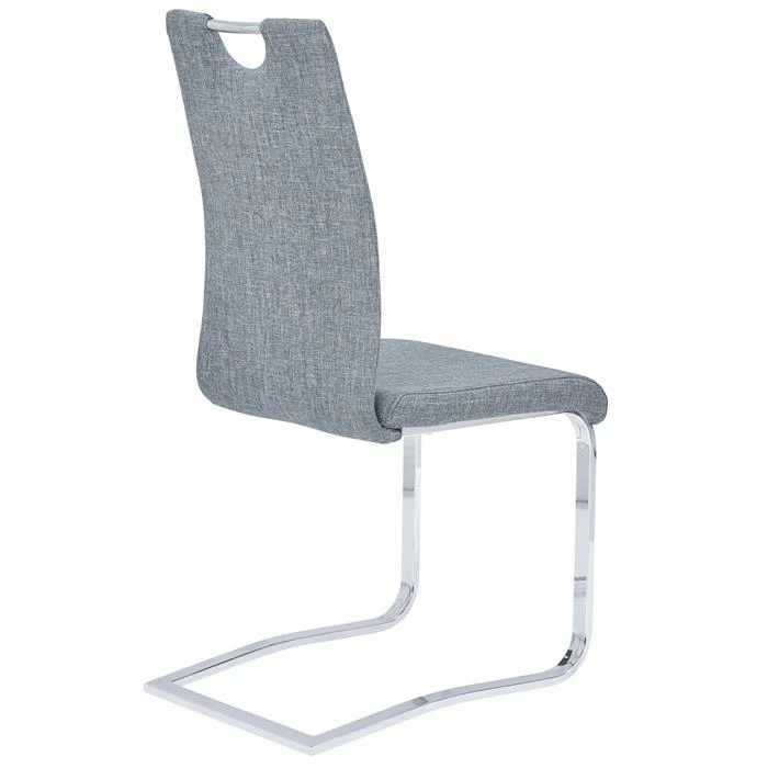 IDIMEX Schwingstuhl SABA Im 4er Set In Grau 4 IDIMEX Schwingstuhl SABA Im 4er Set In Grau – Bild 4