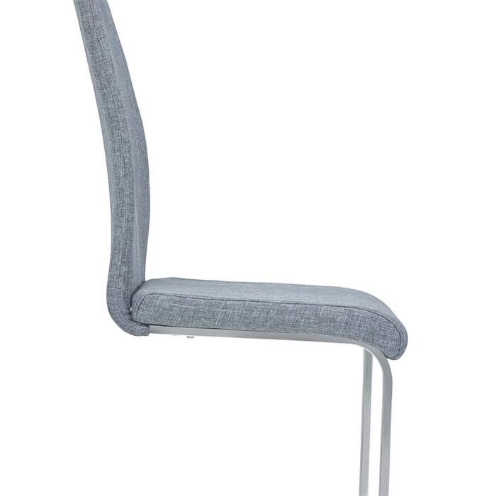 IDIMEX Schwingstuhl SABA Im 4er Set In Grau 5 IDIMEX Schwingstuhl SABA Im 4er Set In Grau – Bild 5