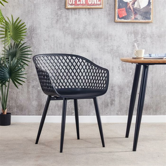 IDIMEX Esszimmerstuhl MADEIRA Im 4er Set In Schwarz/schwarz 2 IDIMEX Esszimmerstuhl MADEIRA Im 4er Set In Schwarz/schwarz – Bild 2