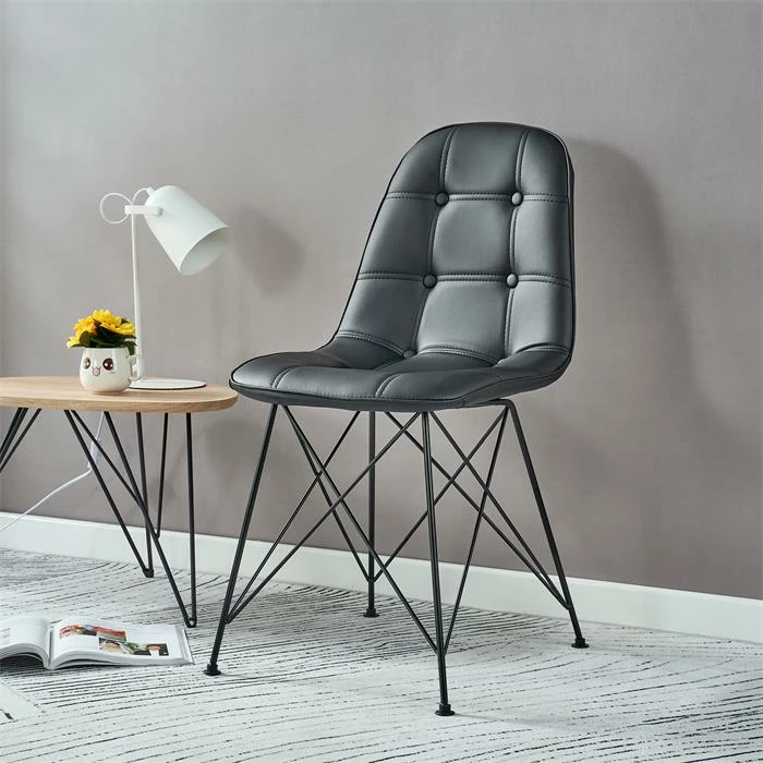 IDIMEX Esszimmerstuhl IMRAN Im 4er Set In Schwarz 2 IDIMEX Esszimmerstuhl IMRAN Im 4er Set In Schwarz – Bild 2