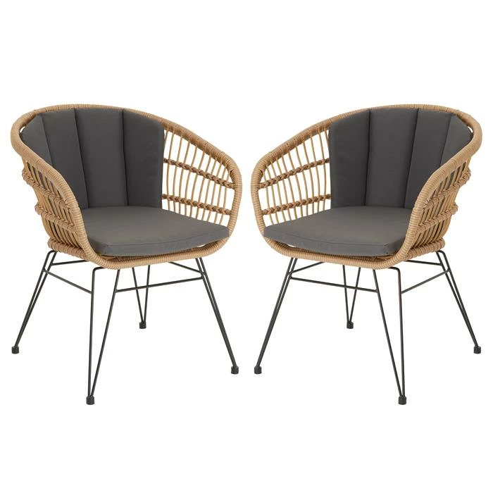 IDIMEX Esszimmerstuhl Gartenstuhl COSTA Im 2er Pack Mit Rattan 1 IDIMEX Esszimmerstuhl Gartenstuhl COSTA Im 2er Pack Mit Rattan