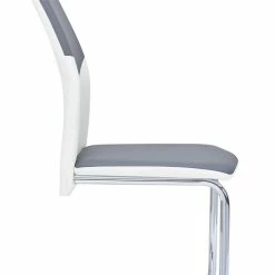 IDIMEX Schwingstuhl LEONA Im 4er Set In Weiß/grau -Günstiges Tische Geschäft 12808 4 N1