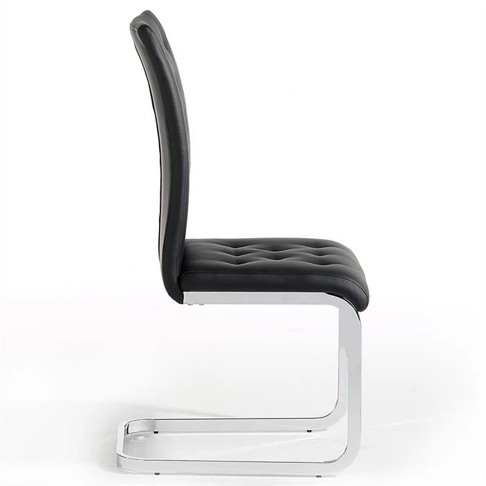 IDIMEX Schwingstuhl CHLOE Im 4er Set In Schwarz 2 IDIMEX Schwingstuhl CHLOE Im 4er Set In Schwarz – Bild 2