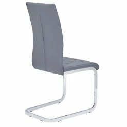 IDIMEX Schwingstuhl CHLOE In Grau 2er Set -Günstiges Tische Geschäft 12824 3 N