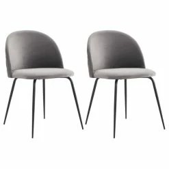IDIMEX Esszimmerstuhl LOGAN Im 2er Set In Grau