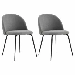 IDIMEX Esszimmerstuhl ARRIBA Im 2er Set In Grau