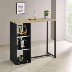 IDIMEX Bartisch PIAVA Mit Regal In Sonoma Eiche -Günstiges Tische Geschäft 13158 A0 1N1