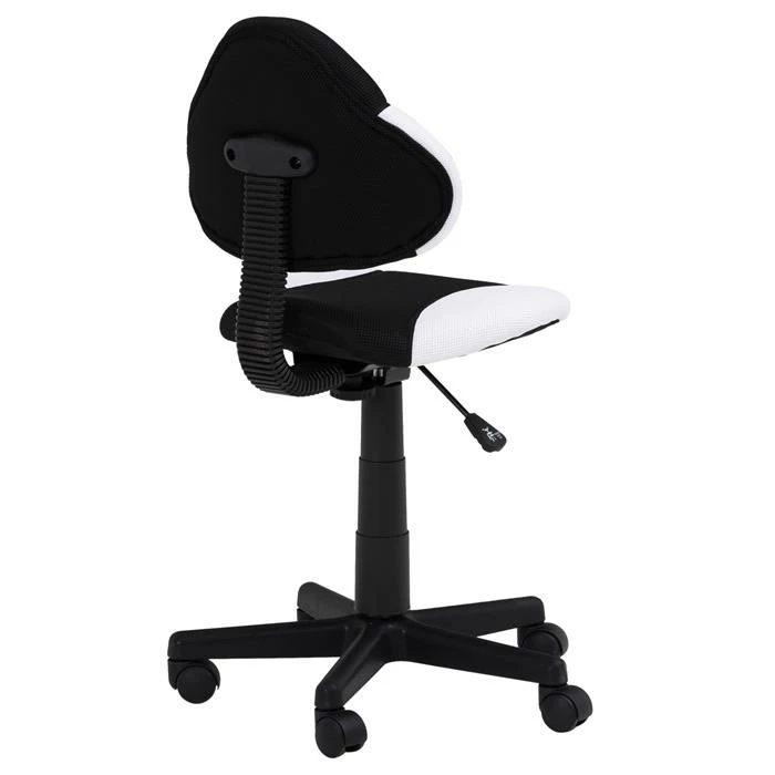 IDIMEX Kinderdrehstuhl ALONDRA Schwarz/weiß 3 IDIMEX Kinderdrehstuhl ALONDRA Schwarz/weiß – Bild 3