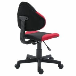 IDIMEX Kinderdrehstuhl ALONDRA Schwarz/rot -Günstiges Tische Geschäft 15220 2 N