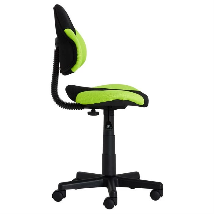 IDIMEX Kinderdrehstuhl ALONDRA Schwarz/grün 2 IDIMEX Kinderdrehstuhl ALONDRA Schwarz/grün – Bild 2