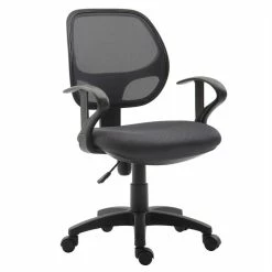 IDIMEX Kinderdrehstuhl COOL In Grau