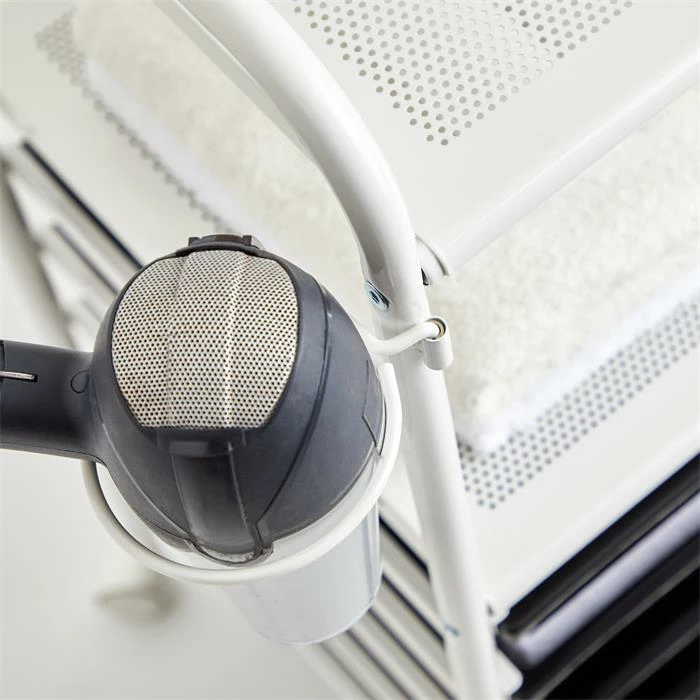 IDIMEX Badezimmerwagen MARITA Friseurwagen Mit 9 Schubladen, Weiß/schwarz 5 IDIMEX Badezimmerwagen MARITA Friseurwagen Mit 9 Schubladen, Weiß/schwarz – Bild 5