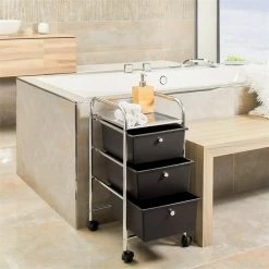 IDIMEX Rollcontainer GINA Mit 3 Schubladen Chrom/schwarz 10 IDIMEX Rollcontainer GINA Mit 3 Schubladen Chrom/schwarz -Günstiges Tische Geschäft 16066 A0 3N