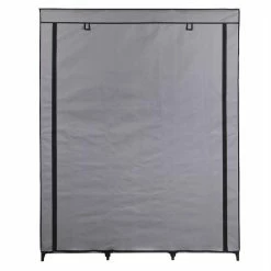 IDIMEX Stoffkleiderschrank STEVEN, 1 Kleiderstange, 9 Regale -Günstiges Tische Geschäft 16130 3