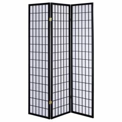 IDIMEX Paravent , Spanische Wand , Raumteiler, Schwarz