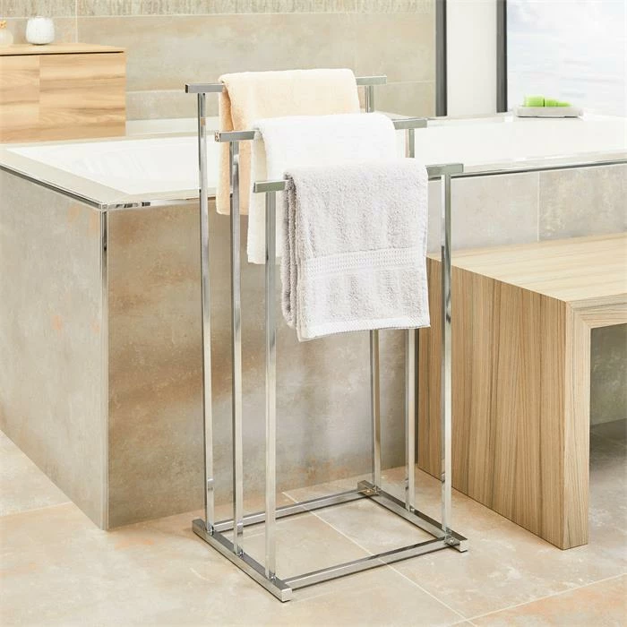 IDIMEX Handtuchhalter MATTIA Mit 3 Handtuchstangen In Chrom 4 IDIMEX Handtuchhalter MATTIA Mit 3 Handtuchstangen In Chrom – Bild 4