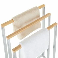 IDIMEX Handtuchhalter EDOARDO Mit 3 Handtuchstangen In Natur -Günstiges Tische Geschäft 18353 3