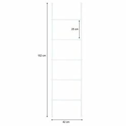 IDIMEX Handtuchhalter CASTEL 5 Stangen In Weiß -Günstiges Tische Geschäft 18373 6