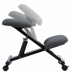 IDIMEX Kniehocker MALO Höhenverstellbar, Ergonomisch In Grau -Günstiges Tische Geschäft 18808 5