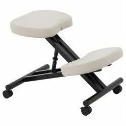 IDIMEX Kniehocker Kniestuhl ROBERT In Schwarz/weiß