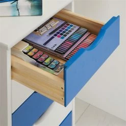 IDIMEX Rollcontainer LAGOS Mit 5 Schubladen In Weiß/blau 11 IDIMEX Rollcontainer LAGOS Mit 5 Schubladen In Weiß/blau -Günstiges Tische Geschäft 2117 AC5