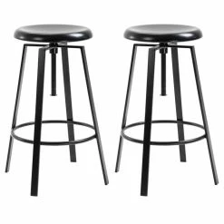 IDIMEX Barhocker BATILDA Im 2er Set In Schwarz