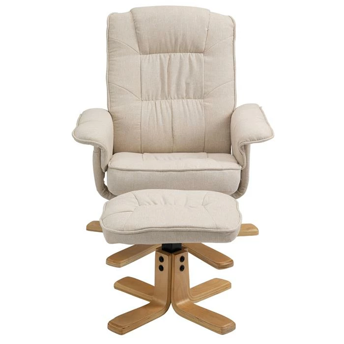 IDIMEX Relaxsessel CHARLY Mit Hocker Und Stoffbezug In Beige 5 IDIMEX Relaxsessel CHARLY Mit Hocker Und Stoffbezug In Beige – Bild 5