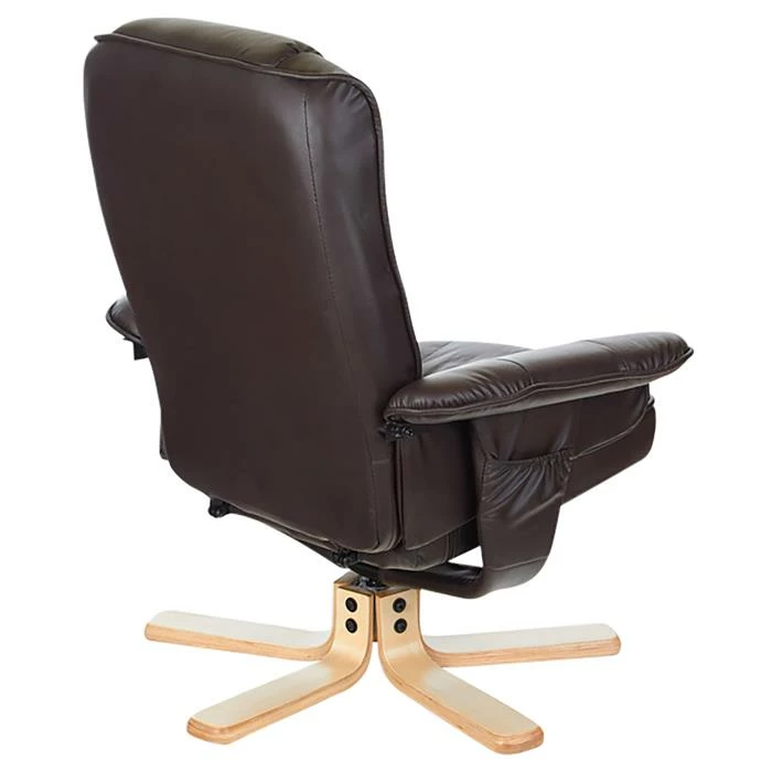 IDIMEX Relaxsessel CHARLY Mit Hocker Und Kunstleder In Braun 5 IDIMEX Relaxsessel CHARLY Mit Hocker Und Kunstleder In Braun – Bild 5