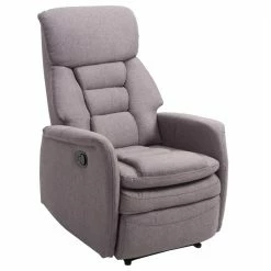 IDIMEX Fernsehsessel RELAJO Mit Stoffbezug In Grau