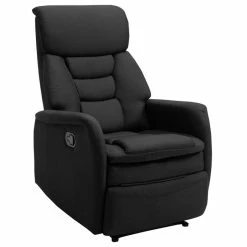 IDIMEX Fernsehsessel RELAJO Mit Stoffbezug In Schwarz