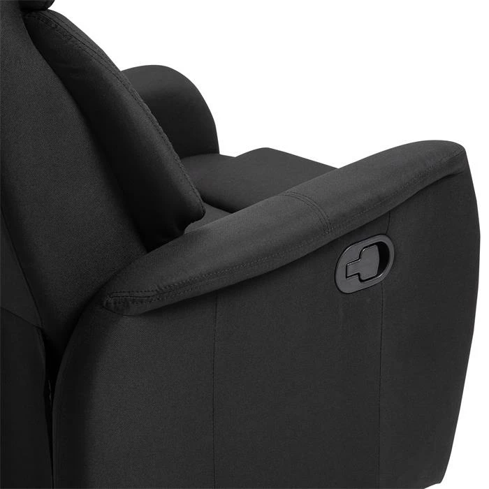 IDIMEX Fernsehsessel RELAJO Mit Stoffbezug In Schwarz 5 IDIMEX Fernsehsessel RELAJO Mit Stoffbezug In Schwarz – Bild 5