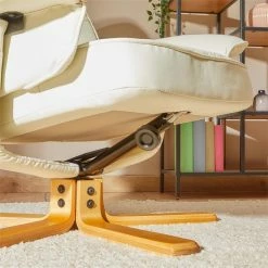 IDIMEX Relaxsessel CHARLY Mit Hocker Und Kunstleder In Weiß -Günstiges Tische Geschäft 31152 AC5