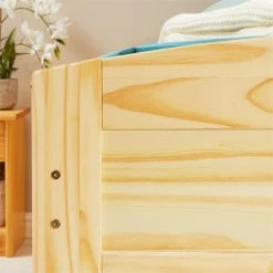 IDIMEX Bett Mit Stauraum JESSY 90x190 Cm, Mit Ausziehbett In Natur -Günstiges Tische Geschäft 5056 AC5