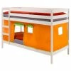 IDIMEX Etagenbett FELIX Kiefer Massiv,inkl.Vorhang