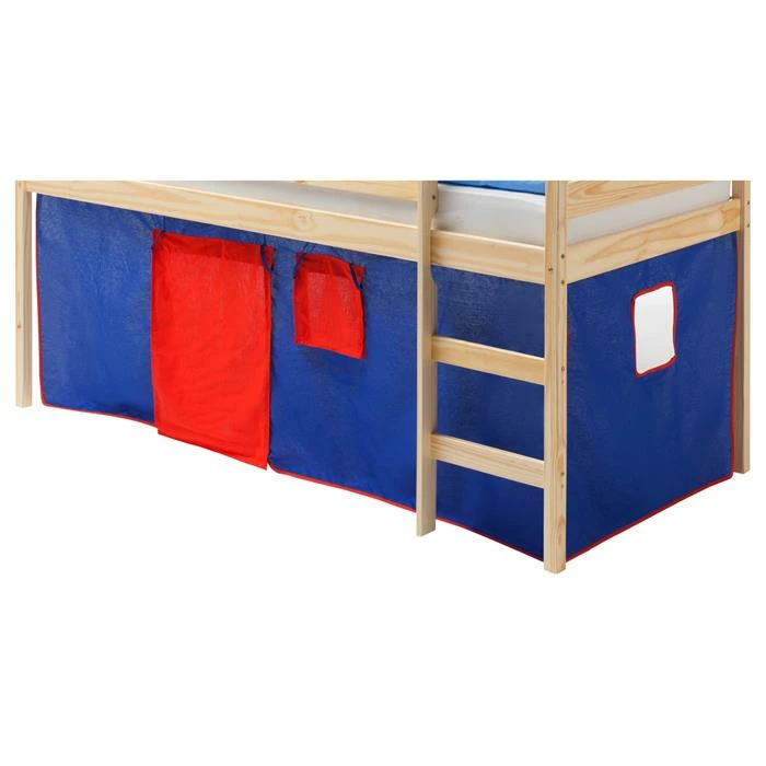 IDIMEX Vorhang CLASSIC, In Blau/rot 2 IDIMEX Vorhang CLASSIC, In Blau/rot – Bild 2