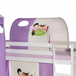 IDIMEX Tunnel PONY Für Spielbett In Lila/beige