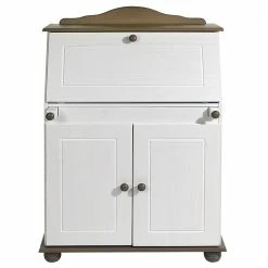 IDIMEX Sekretär DAVID COLMAR Taupe/weiß -Günstiges Tische Geschäft 7233 2