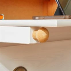 IDIMEX Sekretär GOMES Mit 3 Schubladen Und 2 Fächer Aus Kiefer Weiß/braun -Günstiges Tische Geschäft 7274 AC9