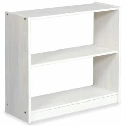 IDIMEX Regal, Kieder Massiv Weiß, Mit 3 Böden