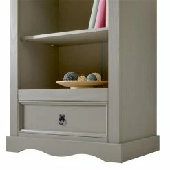 IDIMEX Bücherschrank TEQUILA, Kiefer Massiv Grau/braun, Mexiko -Günstiges Tische Geschäft 81228 5