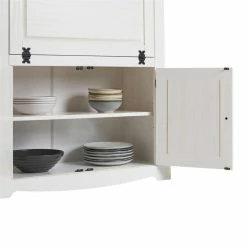 IDIMEX Weinschrank TEQUILA, Kiefer Massiv Weiß/braun, Mexiko Möbel -Günstiges Tische Geschäft 81266 5