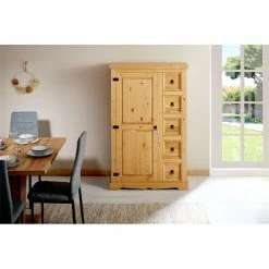 IDIMEX Brotschrank TEQUILA, Massiver Kiefer Gebeizt, Mexiko -Günstiges Tische Geschäft 81408 A1