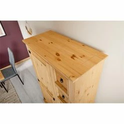 IDIMEX Brotschrank TEQUILA, Massiver Kiefer Gebeizt, Mexiko -Günstiges Tische Geschäft 81408 A3