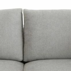 CARO-Möbel Ecksofa SATIA, Chenille In Hellgrau -Günstiges Tische Geschäft 92007 4