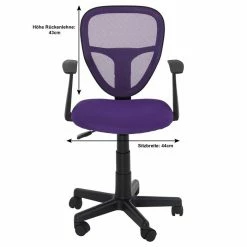 CARO-Möbel Kinderdrehstuhl STUDIO In Lila Mit Armlehnen 9 CARO-Möbel Kinderdrehstuhl STUDIO In Lila Mit Armlehnen -Günstiges Tische Geschäft 93046 4