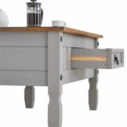 CARO-Möbel Mexico Couchtisch RAMON, Kiefer Massiv -Günstiges Tische Geschäft 93091 3 N