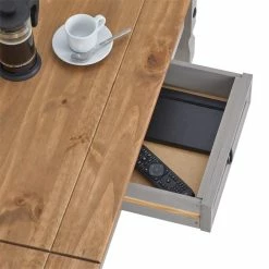 CARO-Möbel Mexico Couchtisch RAMON, Kiefer Massiv -Günstiges Tische Geschäft 93091 5 N